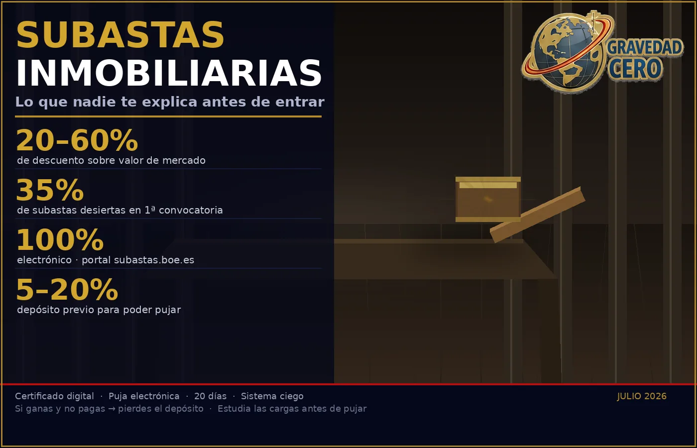 Subastas inmobiliarias: las claves antes de pujar