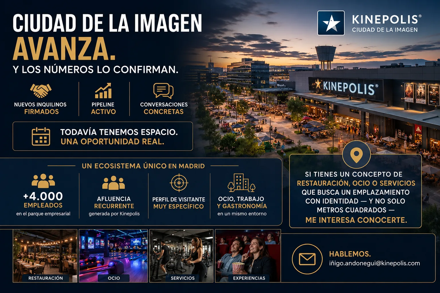 Ciudad de la Imagen avanza y busca nuevos operadores