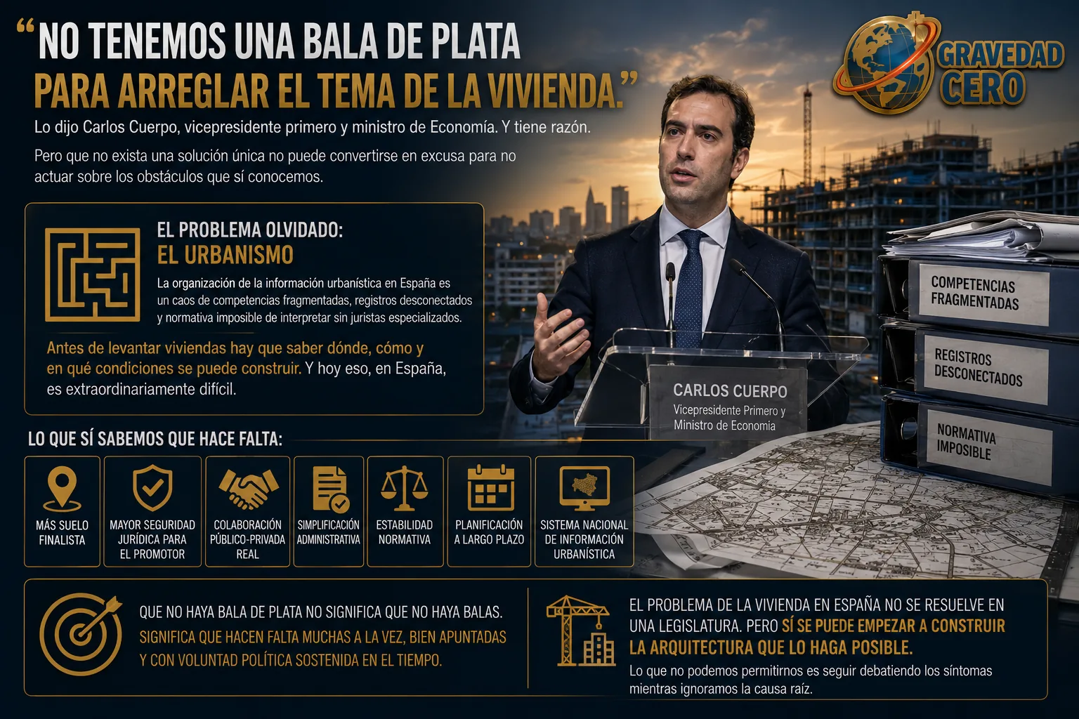 Vivienda: no hay una bala de plata, pero sí reformas pendientes