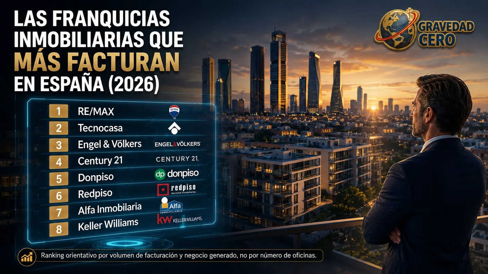 Las franquicias inmobiliarias que más facturan en España