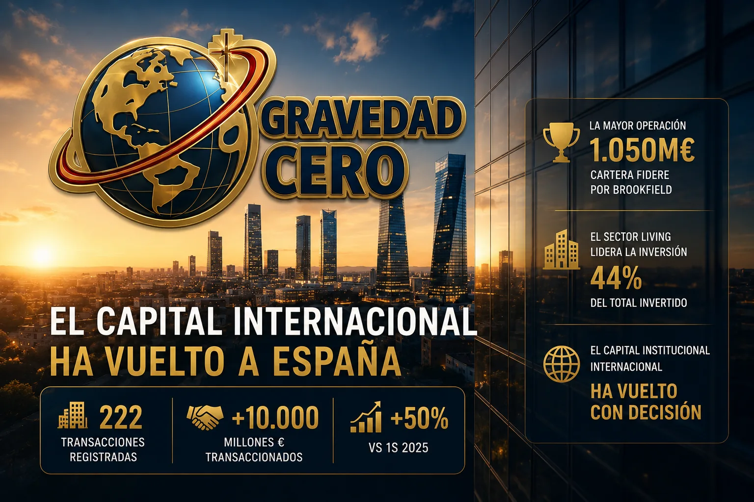 El capital internacional vuelve a España