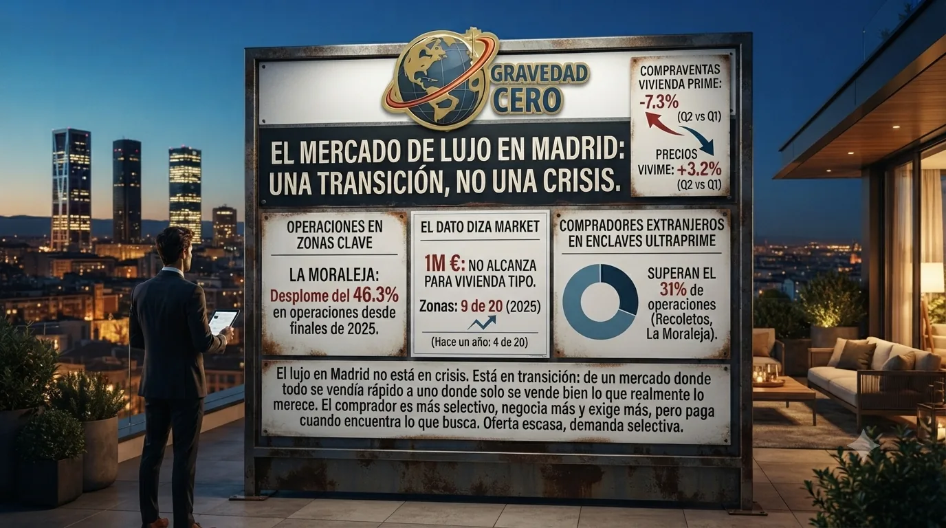 El mercado de lujo en Madrid: transición, no crisis