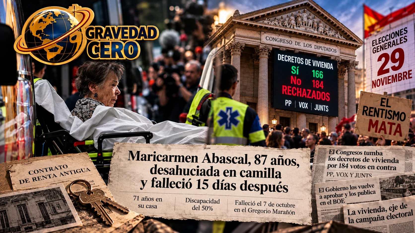 La muerte de Maricarmen convierte la vivienda en el eje de la campaña