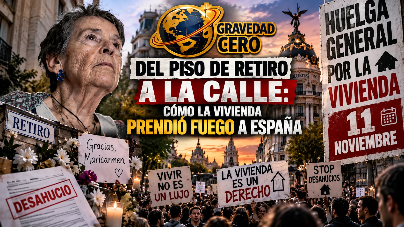 Del piso de Retiro a la calle: cómo la vivienda prendió fuego a España