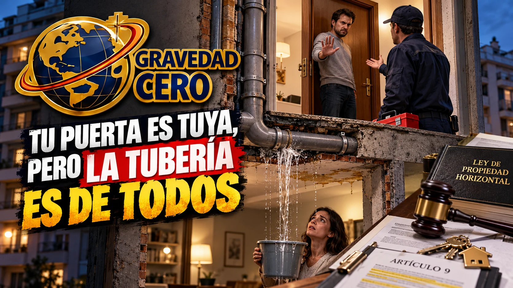 Tu puerta es tuya, pero la tubería es de todos