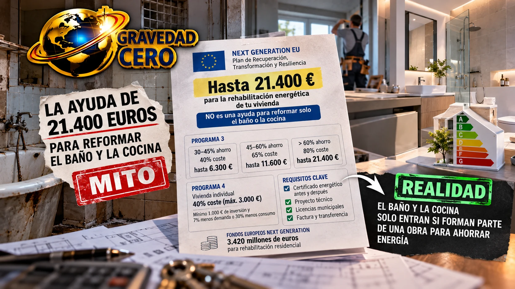 La ayuda de 21.400 euros que no sirve para cambiar el baño