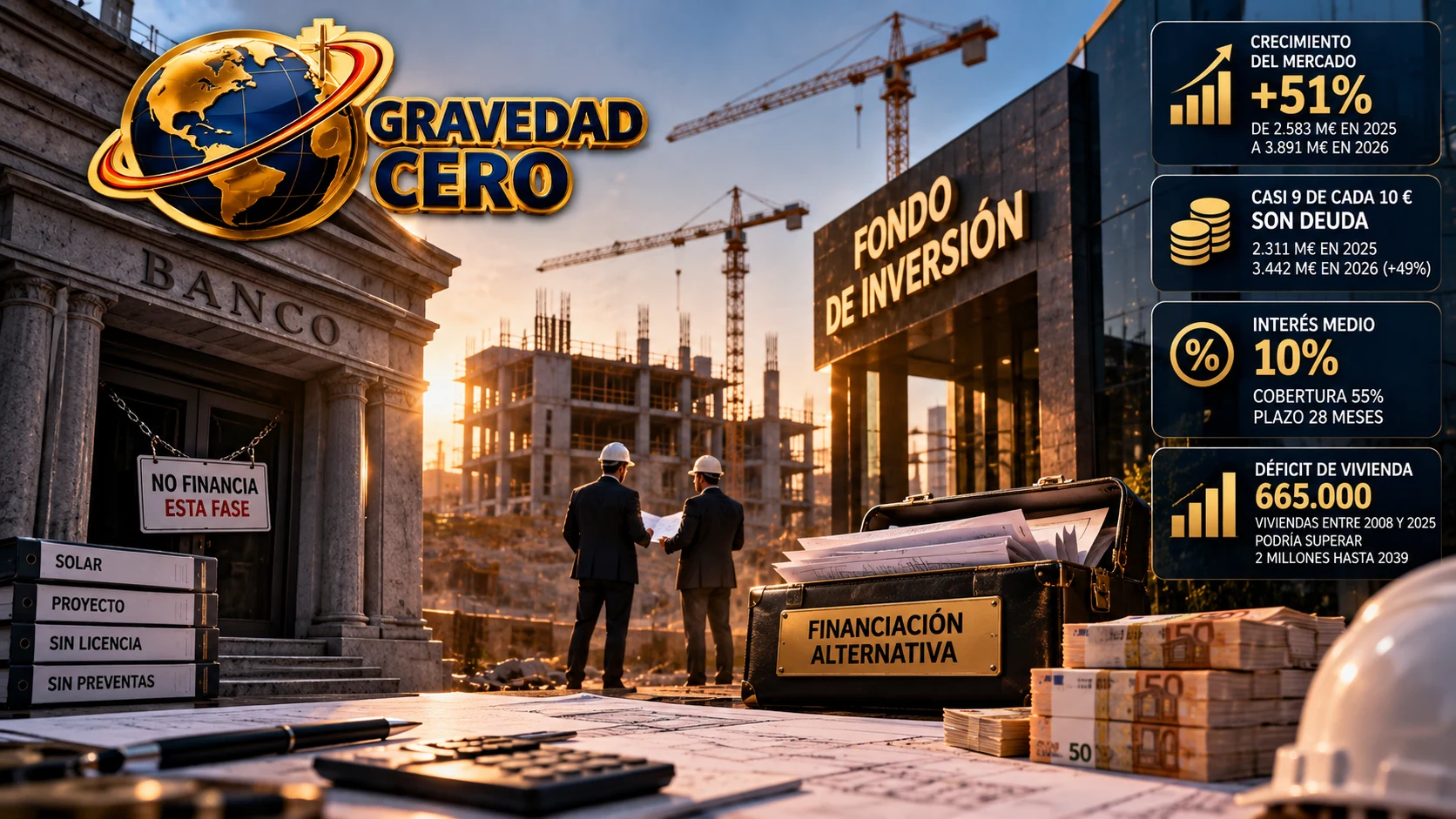 Cuando el banco todavía no llega, llega el fondo