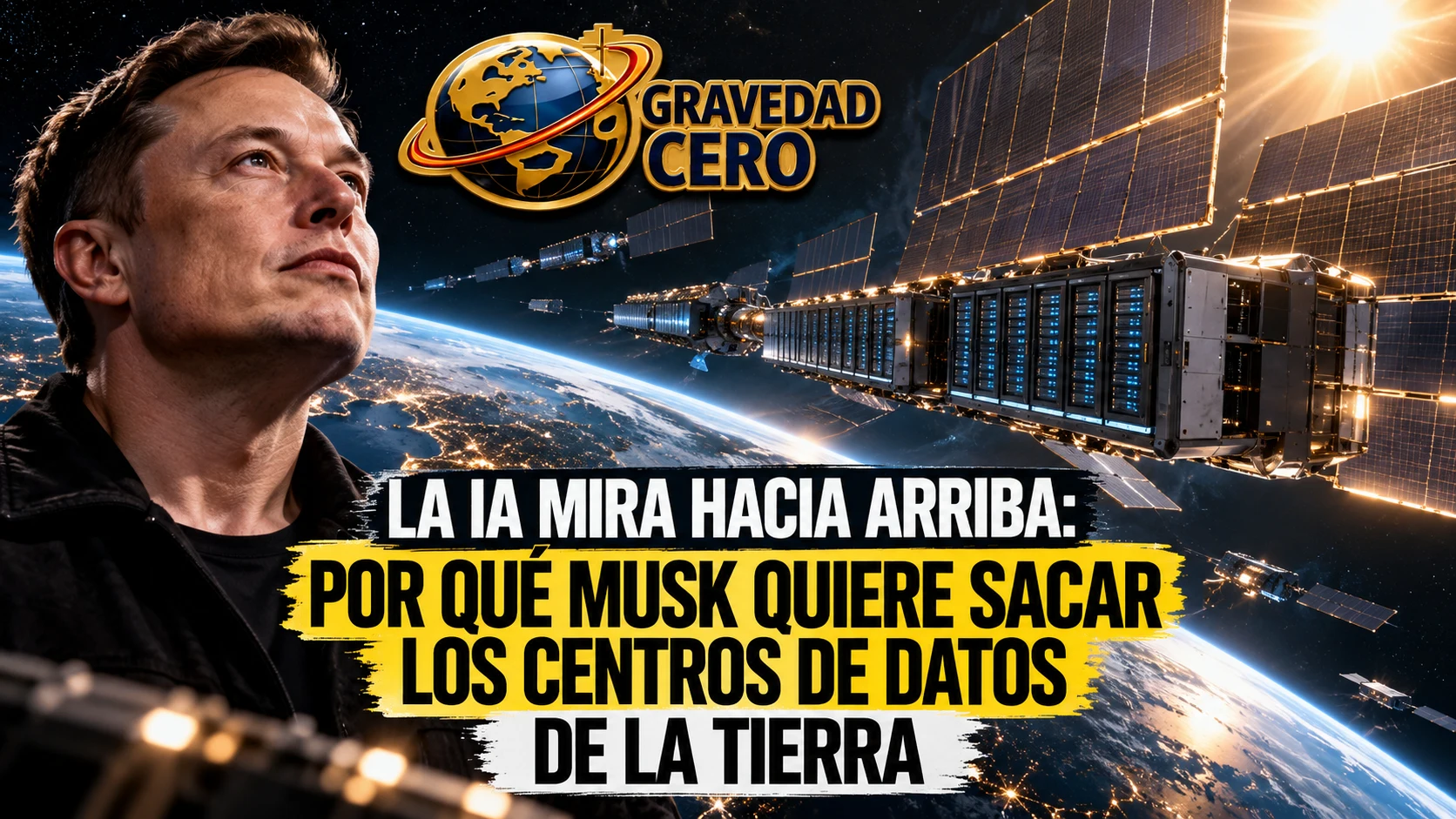 La IA mira hacia arriba: por qué Musk quiere sacar los centros de datos de la Tierra